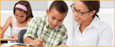 Teacher and pupil