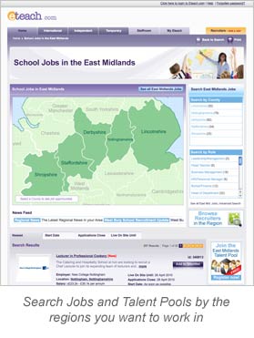 Search Jobs and Talent Pools