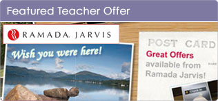 See Great Offers from Ramada Jarvis for Teachers