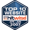 Hitwise Award Apr-Jun 2007