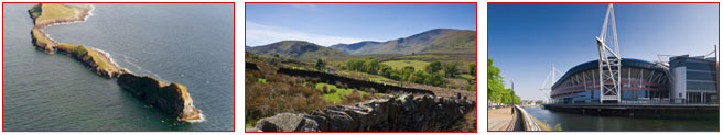 Images of Wales: Wormhead, Snowdonia and Cardiff