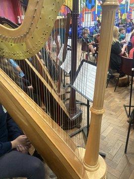 child with harp