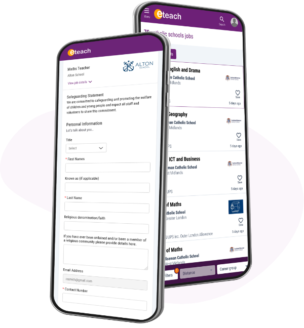 Mobile application form